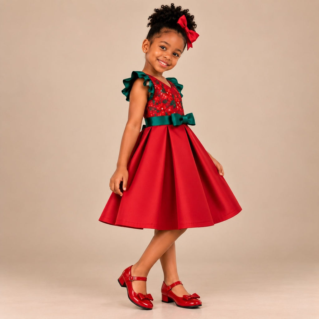 Robe Émeraude de Noël