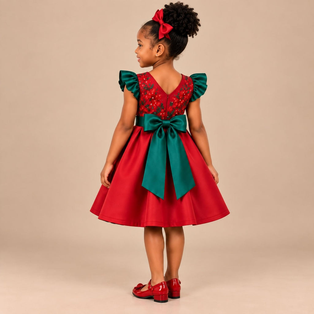 Robe Émeraude de Noël