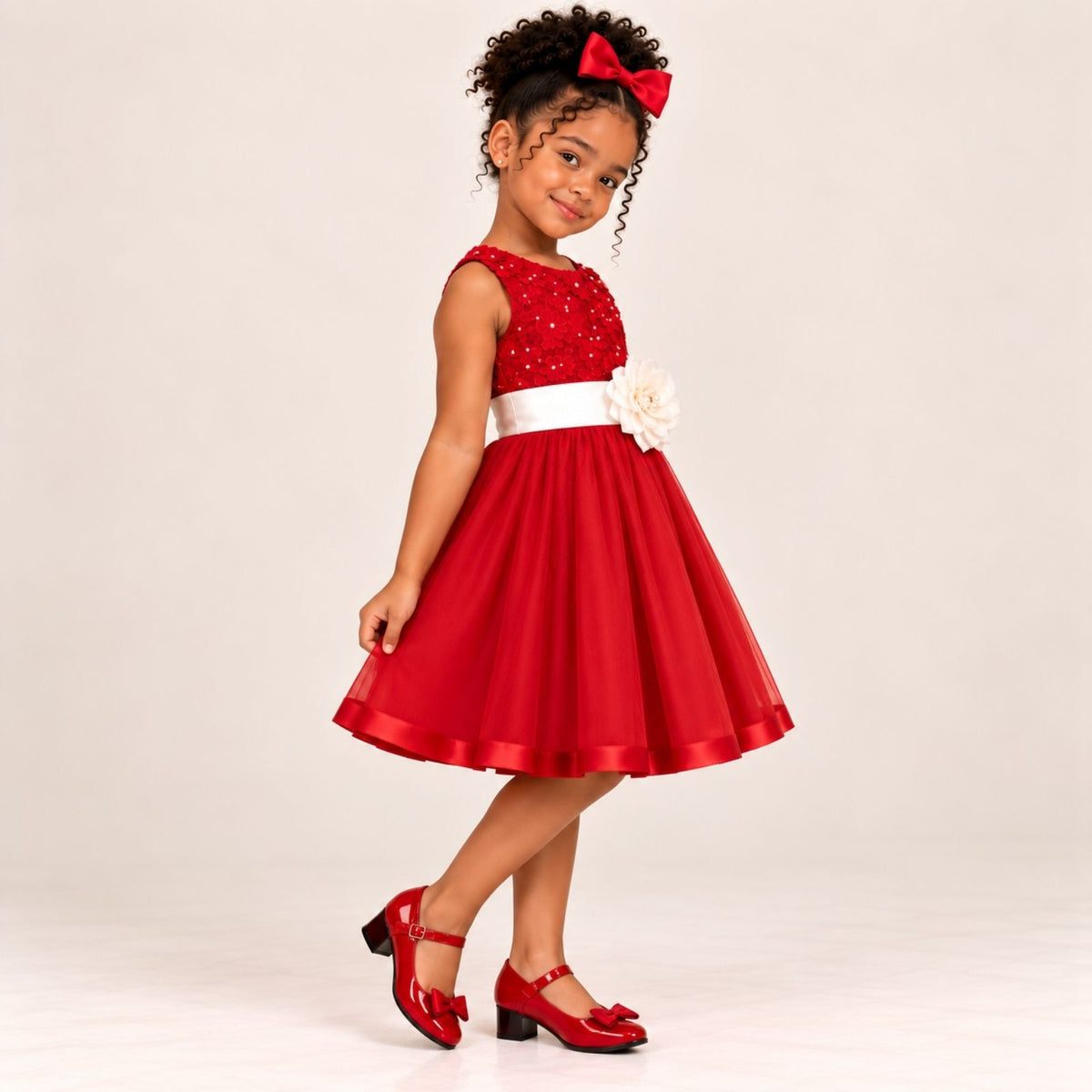 Robe Fleur de Noël